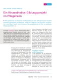 Ein Kinaesthetics-Bildungsprojekt im Pflegeheim